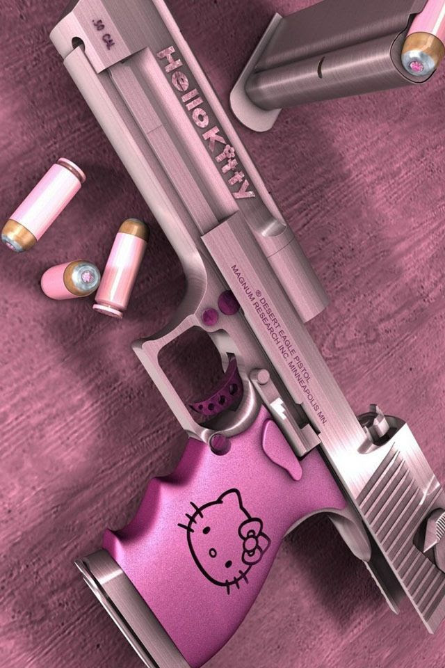 Bolsos De Trapillo Pink Hello Kitty Handguns For Sale