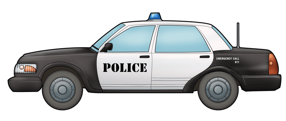 View 10 Easy Police Car Clipart - factchildtoon