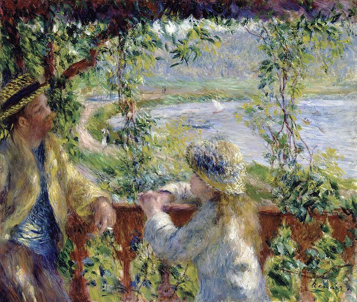 Perto do Lago - Renoir Auguste Renoir e suas principais pinturas