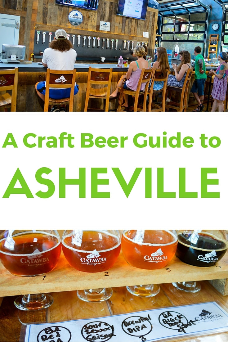 Downtown Asheville Brewery Map