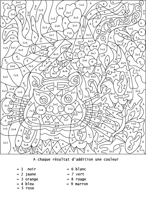 Coloriage204 jeux de coloriage magique