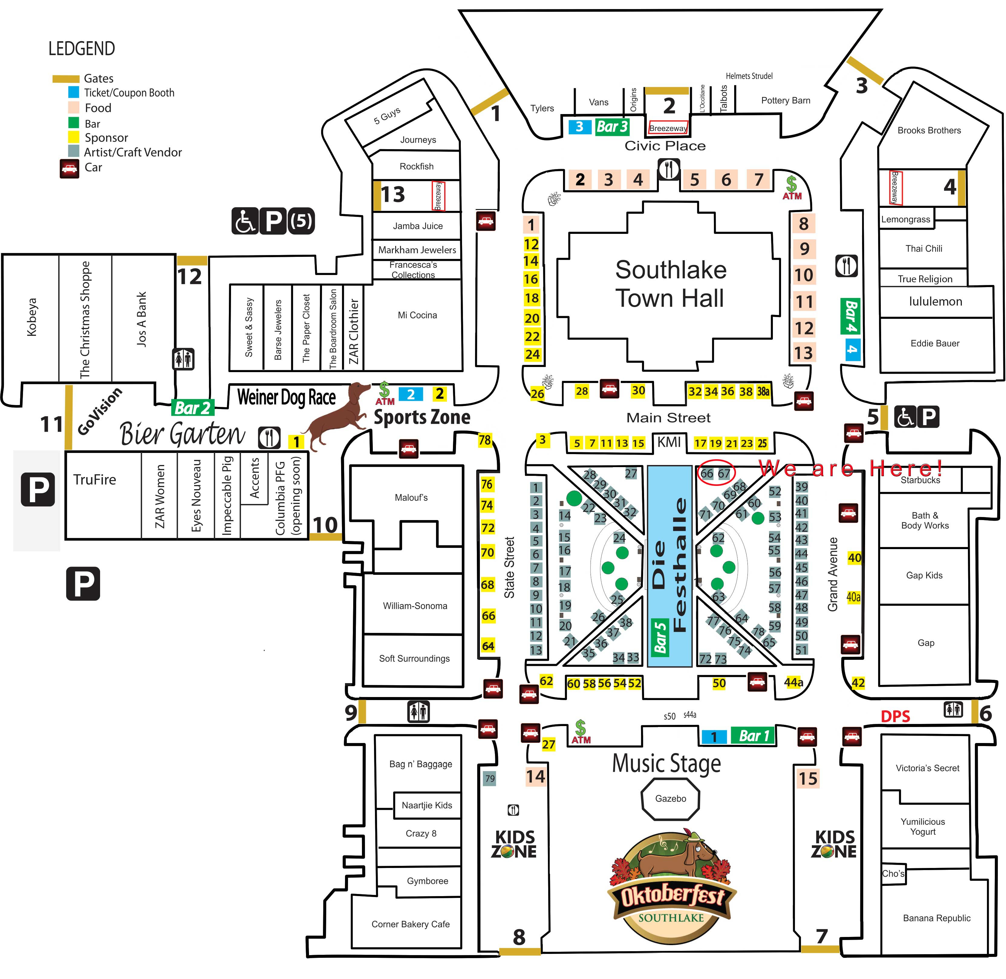 Stonebriar Mall Map AFP CV