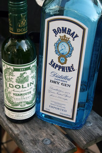 gin, vermouth