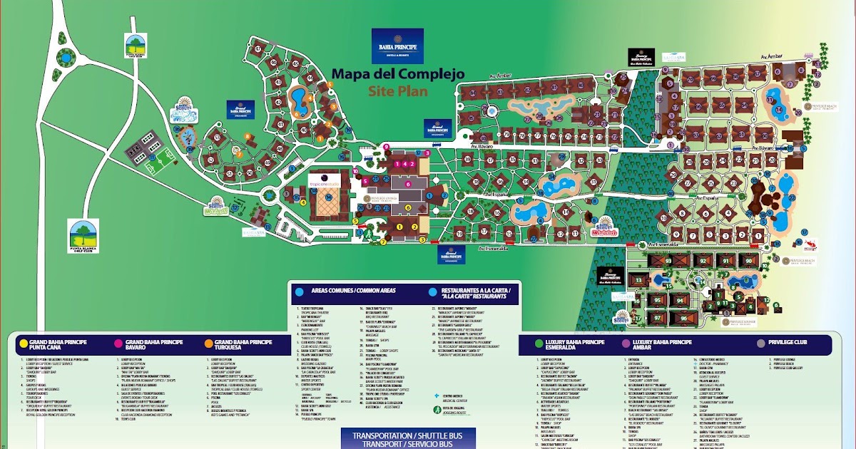 Luxury Bahia Principe Ambar Map