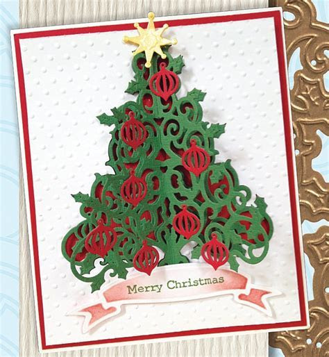 O Tannenbaum Die Cut Christmas Card FaveCrafts.com O Tannenbaum Die Cut Christmas Card FaveCrafts.com