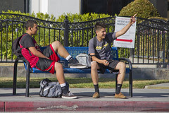 Waiting for the bus
