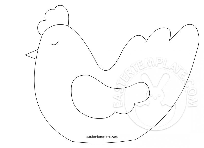 Chicken Crafts for Kids Easter Template Chicken Crafts for Kids Easter Template