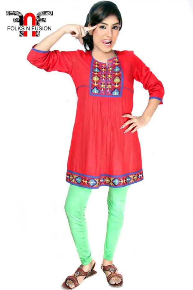 Girls-Womens-Ladies-Tops-Kurti-and-Tights-Fashion-for-Eid-Dress-by-Folks-N-Fusion-3 Folks N Fusion Tops-Kurti and Tights Fashion for Girls-Womens3