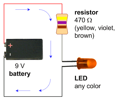 LED connection schematic LED connection schematic