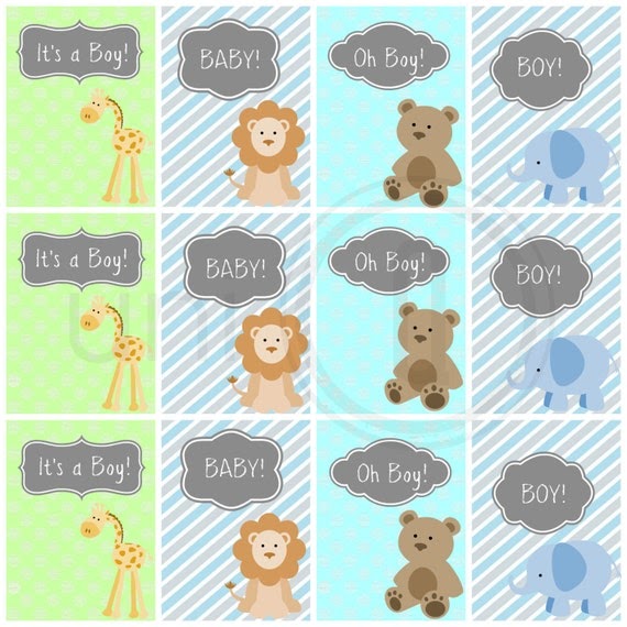 How Can I Print A Baby Boy Shower Gift Tag Free
