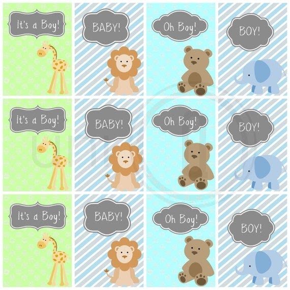 How Can I Print A Baby Boy Shower Gift Tag Free