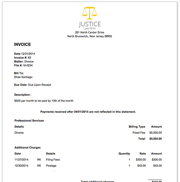 99 [PDF] SAMPLE INVOICE LAW FIRM FREE PRINTABLE DOCX DOWNLOAD ZIP