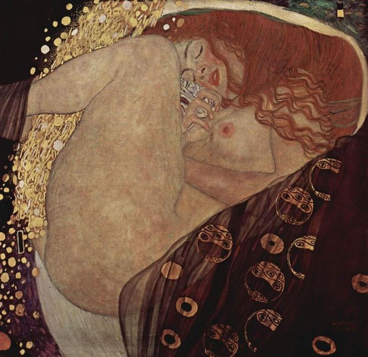 Dánae, de Gustav Klimt