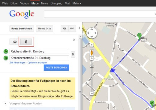 Route Berechnen Google Maps Routenplaner - Google Maps Luftlinie Zwischen  Zwei Punkten Ermitteln So Geht S Chip