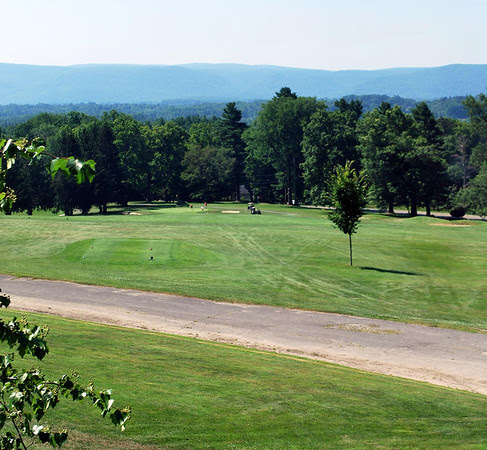 View of the Golf Course from the Ballroom of the Mansion at the Cranwell Resort, Spa, and Golf Club