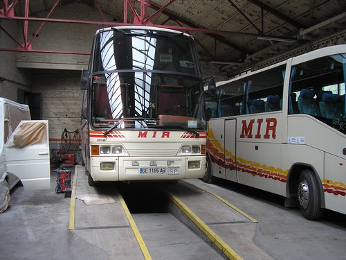 Autocar DAF de Transports MIR de Ripoll (Girona)