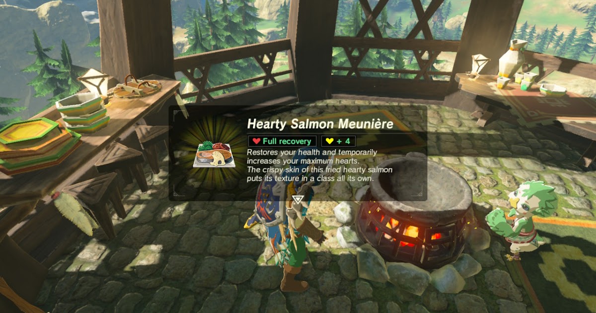 How To Make Salmon Meuniere Zelda / Hearty Salmon Meuniere Zeldapedia