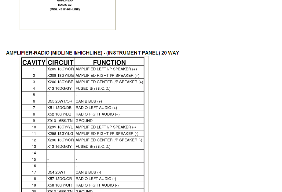 2012 Dodge Charger Radio Wiring Diagram - How Much?