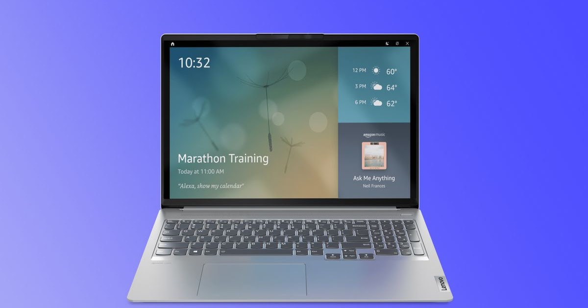 You can now turn your Lenovo laptop into an Amazon Echo Show — here’s