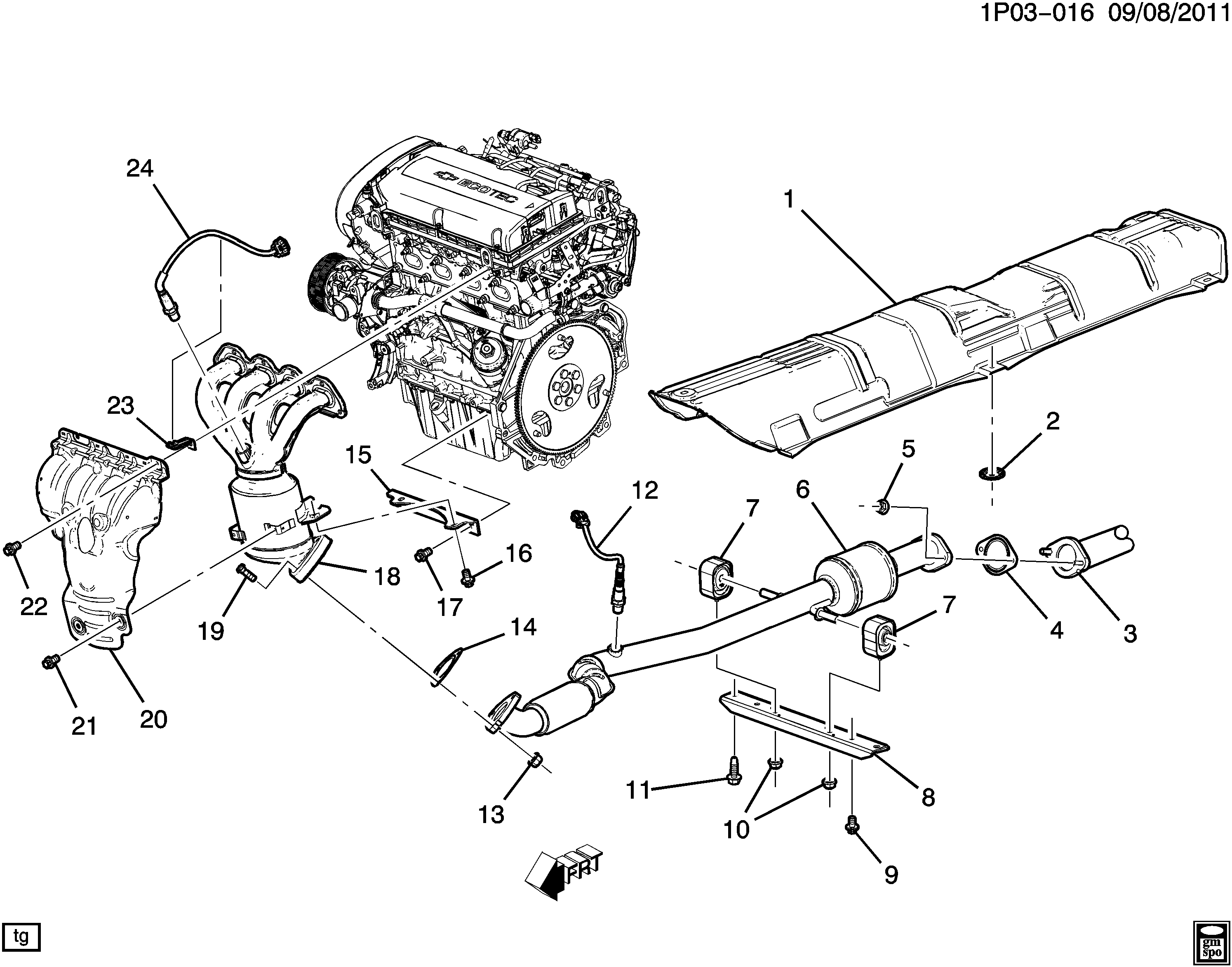 Chevrolet Cruze Engine Diagram