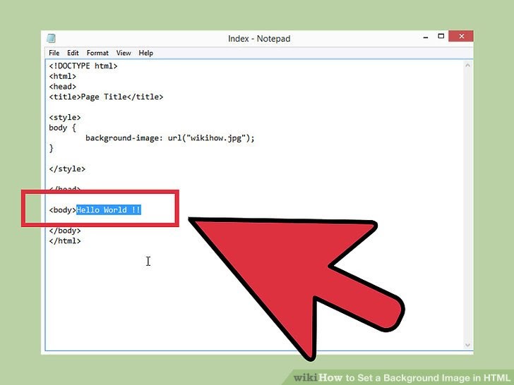 Background image tag in html with example images poster
