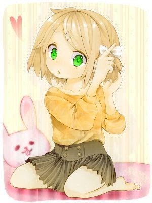 Short Blond Hair Anime Girl