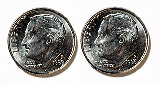 Two dimes