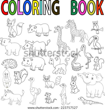 Coloring Books And Drawing Coloring Book Pages Wild Animals Coloring Pages Of Wild Animals Free