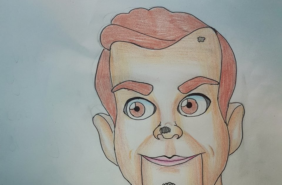 Goosebumps Slappy Drawing - How To Draw Slappy Goosebumps - Tape singkong