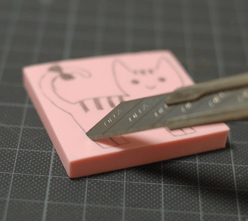 How to carve a stamp 7