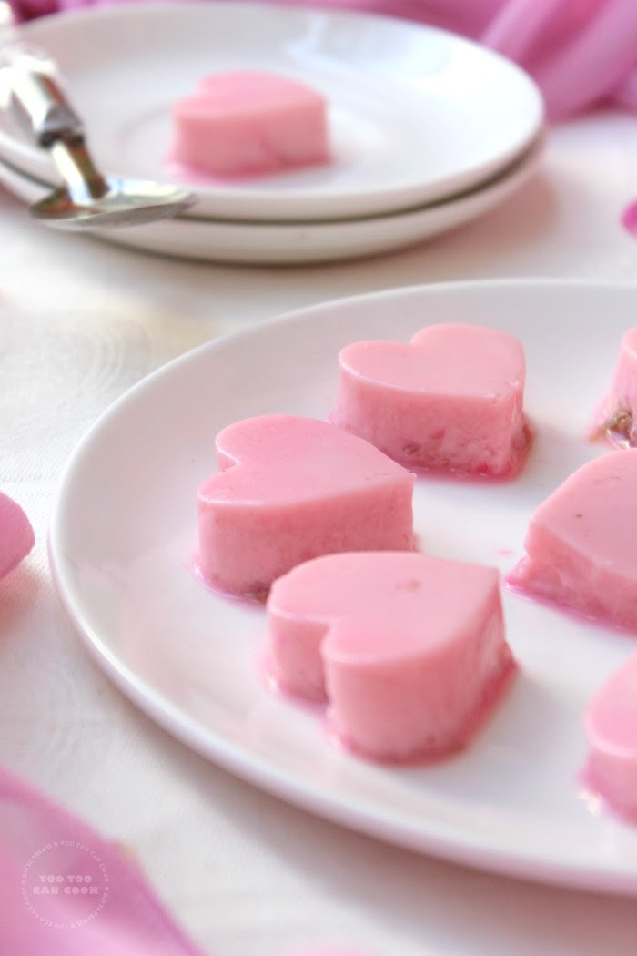 Agar Agar Jelly | Rose Pudding | Agar Agar Rose Jelly | China Grass Rose Jelly | Eggless Rose Pudding | Valentine's Day Recipes
