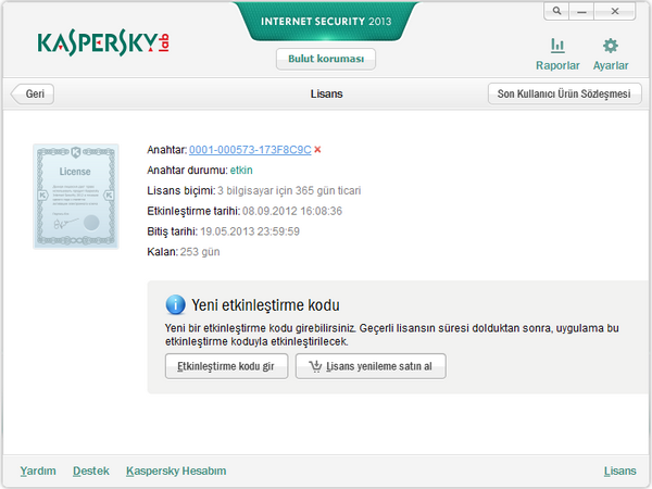 Kaspersky Internet Security 2014 Serial Key