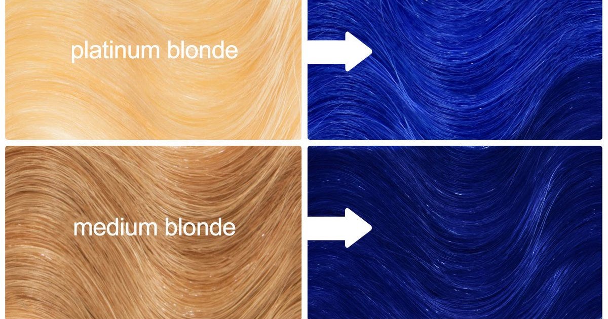 Semi-permanent blue hair dye - wide 6