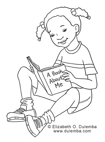 Coloring Page Tuesday - Jada Reads...