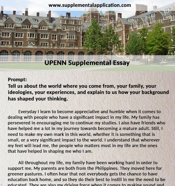 Upenn supplement essay 2018 image