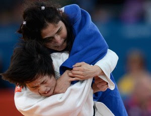 paralimpíadas judô Karla Ferreira e Xiaoli Huang (Foto: Getty Images) paralimpíadas judô Karla Ferreira e Xiaoli Huang (Foto: Getty Images)