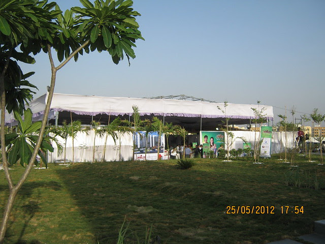 Launch Pandal - Visit Gagan Akanksha, 1 BHK 1.5 BHK & 2 BHK Flats near Prayagdham, at Koregaon Mul, Uruli Kanchan, off Pune Solapur Highway, Pune 412202