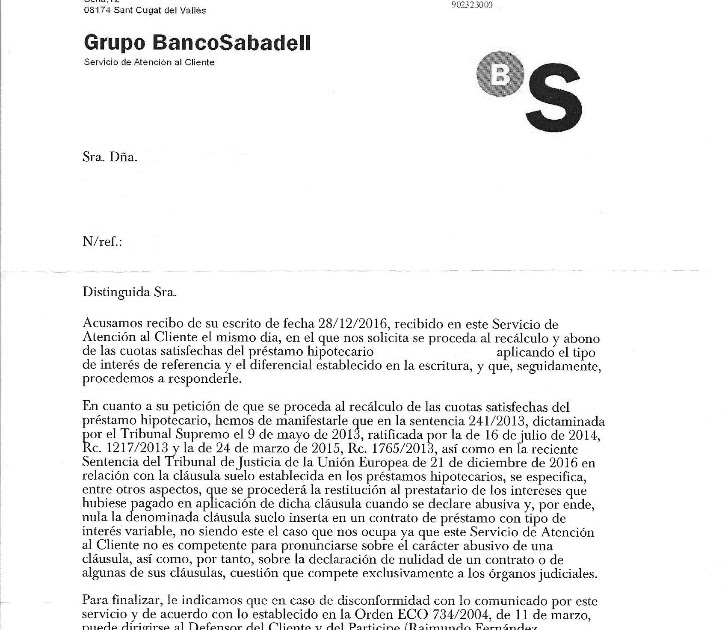 Como Se Hace Una Carta De Reclamacion Al Banco Compartir Carta 0620