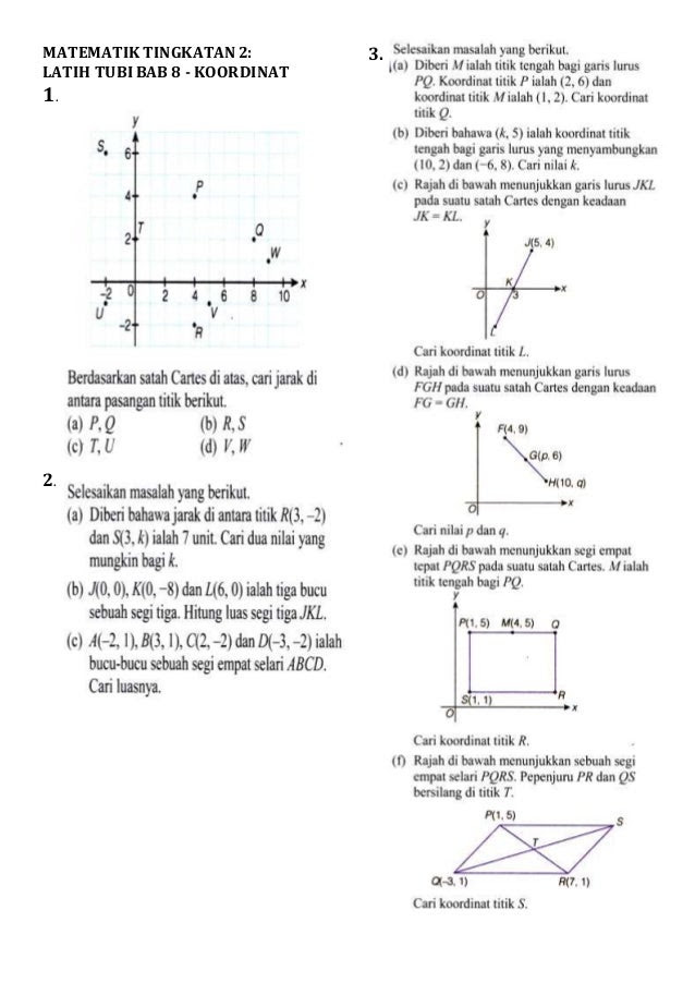 Contoh Soalan Persamaan Linear Tingkatan 5 - Soalan bo