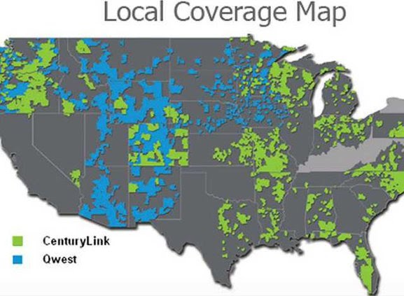 Centurylink Service Area Map