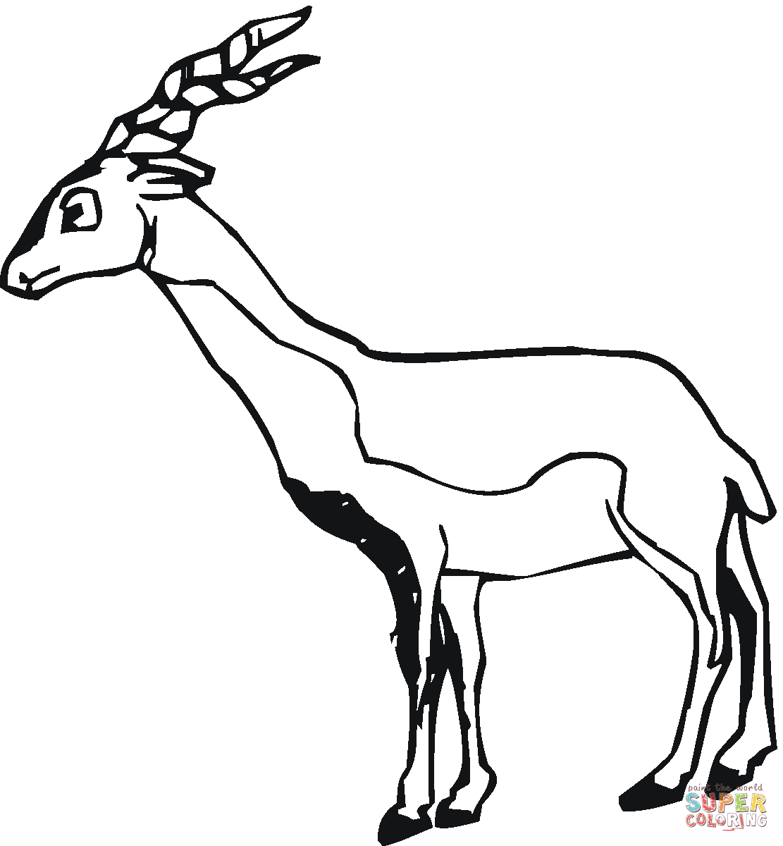 Download 246+ Mammals Antelopes Uganda Kob Coloring Pages PNG PDF File ...