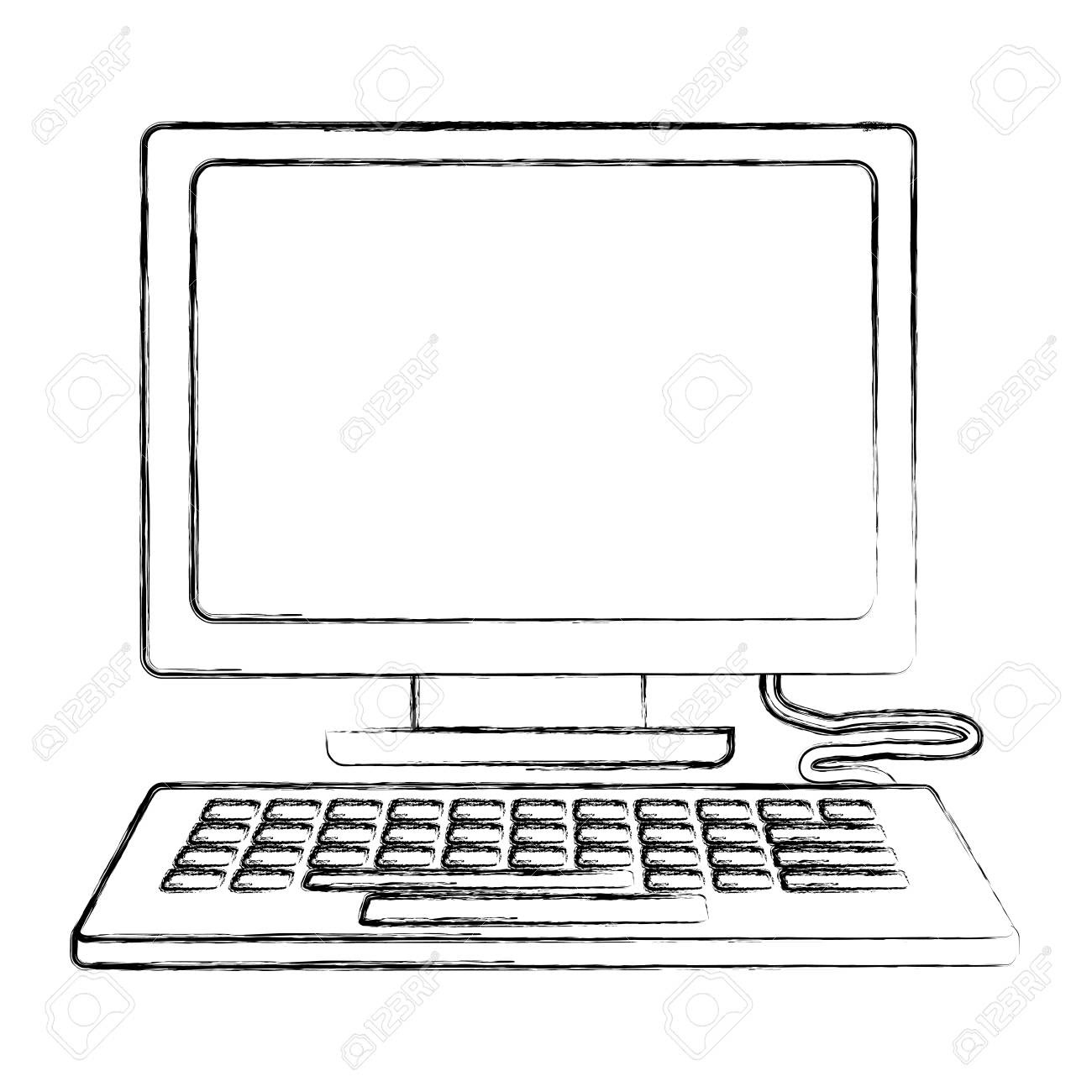 Рисунок компьютера для грамот