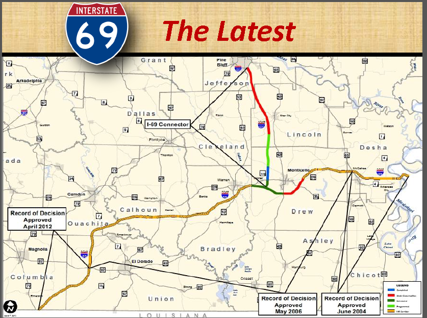 I 69 Corridor Map Gadgets 2018