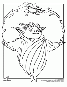 Santa Claus From Rise Of The Guardians For Kids Printable Free Coloring