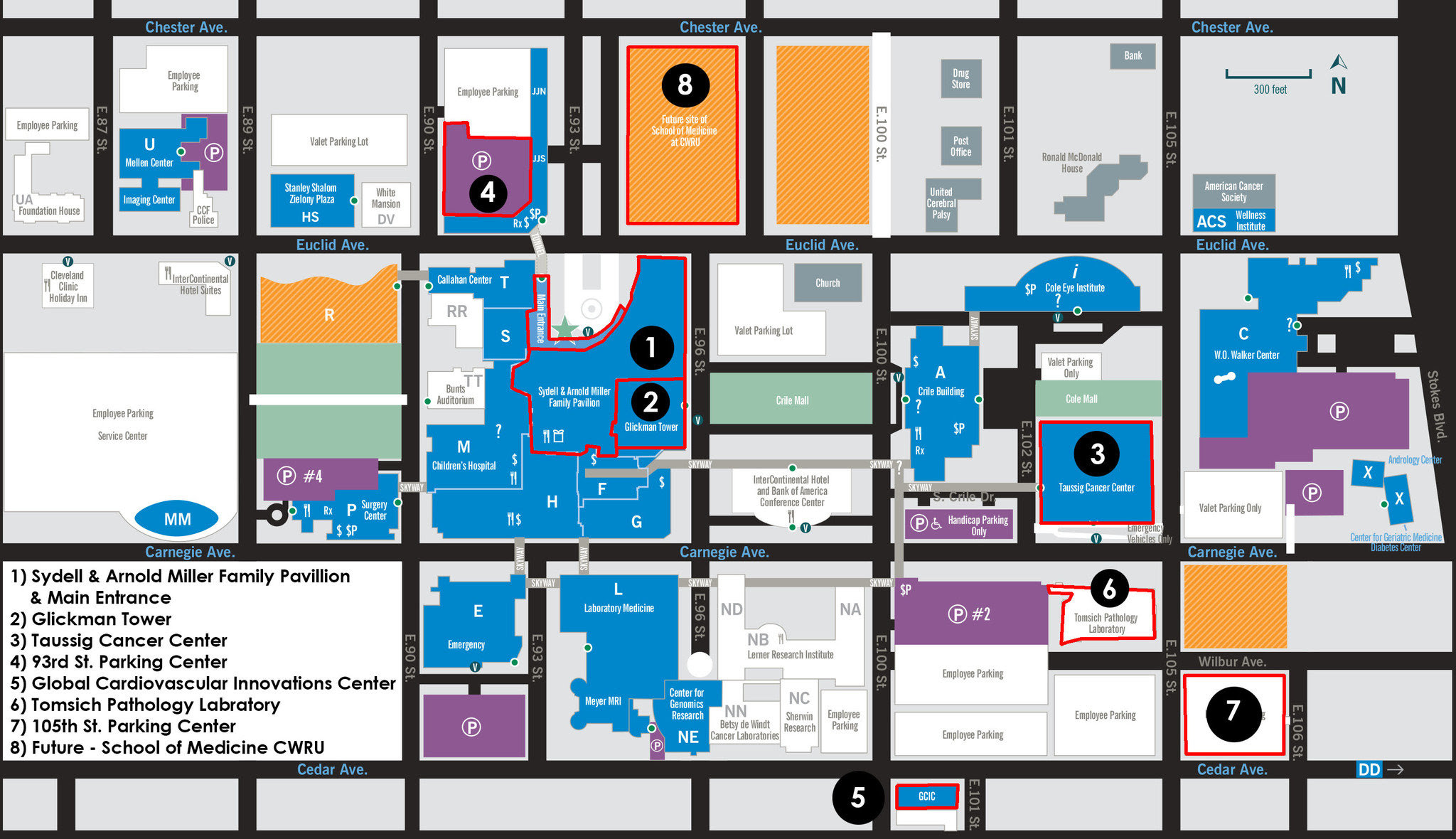 Cleveland Clinic Map