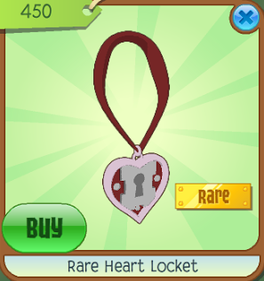 Image result for animal jam rare heart locket