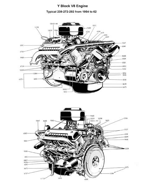 Flathead Parts Drawings-Engines