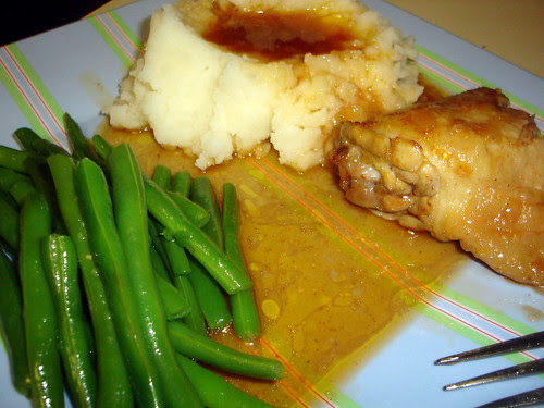 Peach Whiskey Chicken
