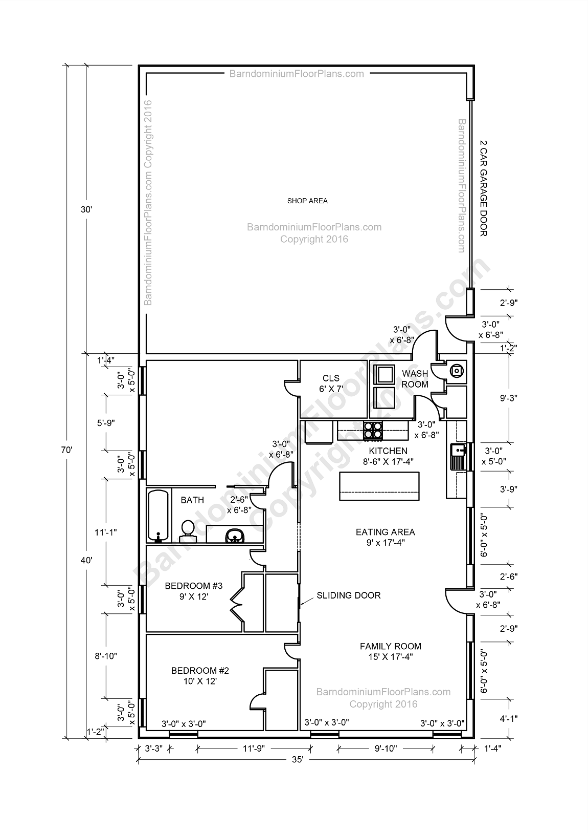 amazing-ideas-2-bedroom-pole-barn-house-plans