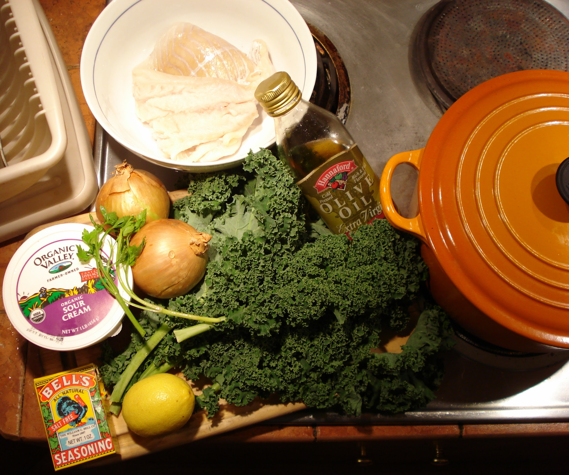 Great top shot of ingredients